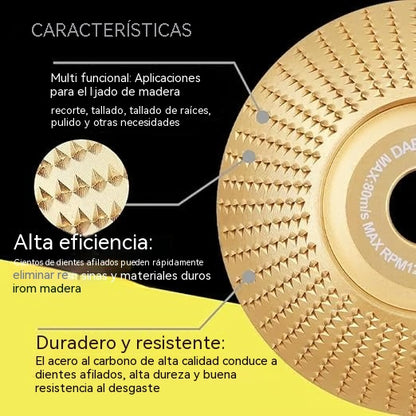 ⚙️🧰【1 juego【3 piezas】--- 24€】 Disco multifuncional para dar forma a la lijadora angular para madera