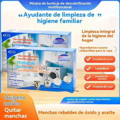 【30% OFF】🔥🔥【Compra 2 cajas y llévate 2 cajas gratis】🔥4 cajas por 23 euros✨【Limpieza rápida】🔥Pastillas de limpieza efervescentes multifuncionales para el hogar