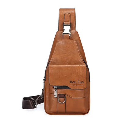 🎒 Wodoodporna torba na ramię w stylu retro, wykonana z prawdziwej skóry: niezbędny element wyposażenia na codzienne dojazdy do pracy.