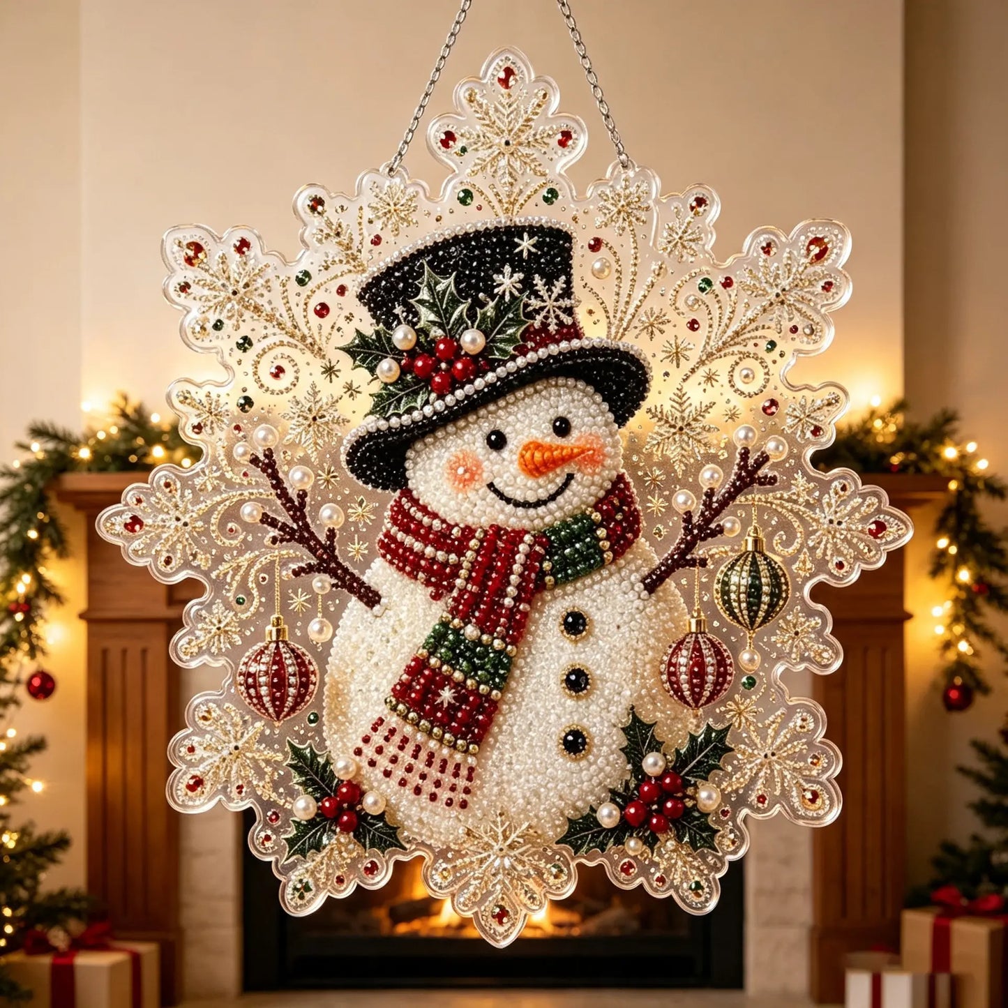 ⏰🎁Set božićnih ukrasa za slikanje dijamantima
