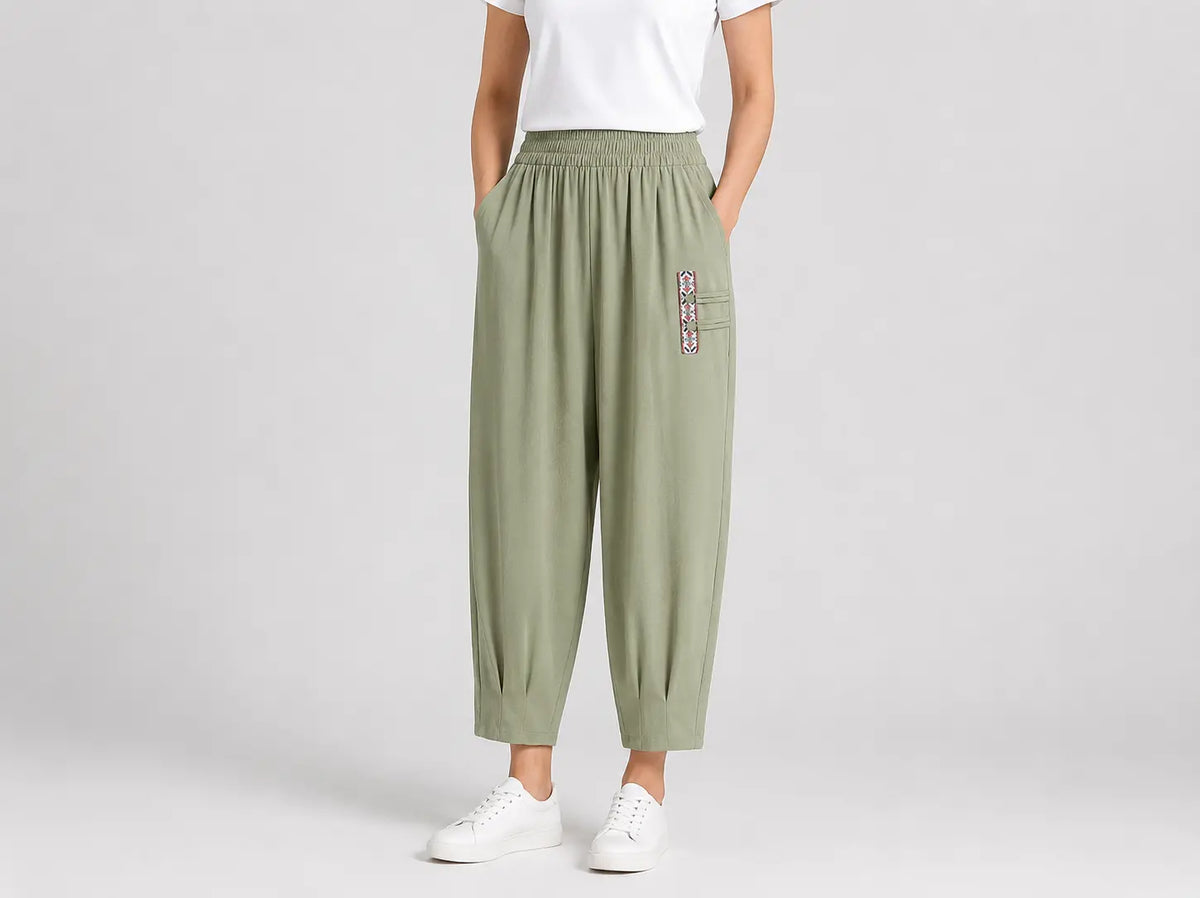 🔥【Kupi 1, dobiješ 1 gratis】🔥【M–4XL】 👖 Lagane i prozračne ljetne pamučno-lanene hlače – moderne ležerne hlače do gležnja
