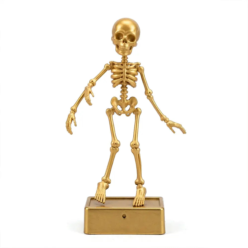 💧Adorno de acuario de esqueleto bailarín con burbujas💀