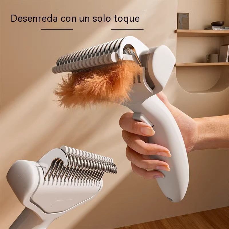 🔥🔥Peine para mascotas, un cepillo especial para eliminar el pelo suelto de perros y gatos.