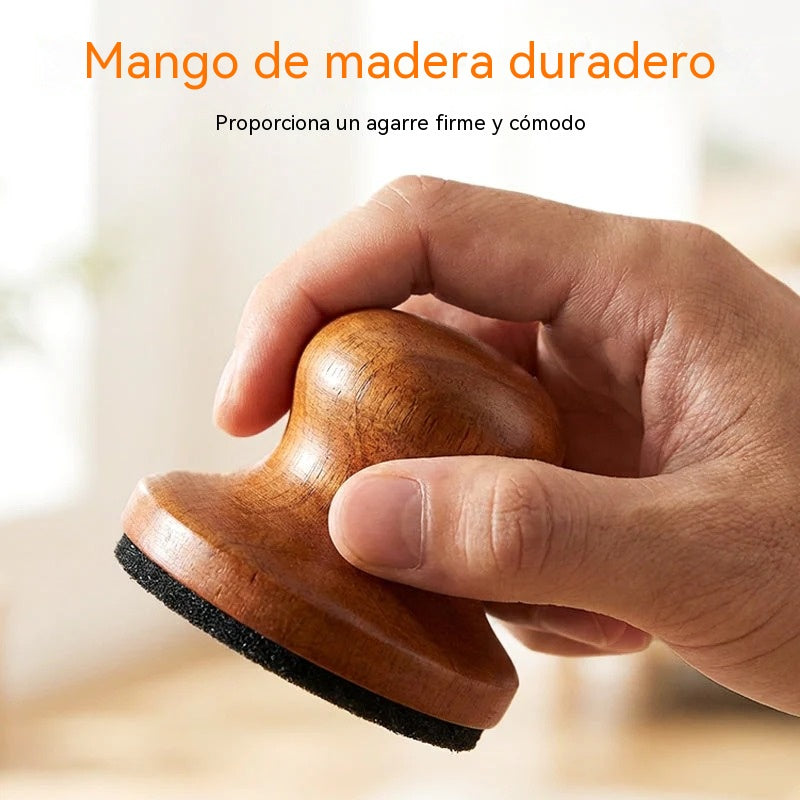 🐕 Lima de uñas de madera para mascotas – Papel de lija reemplazable, no corta la parte sensible de la uña.