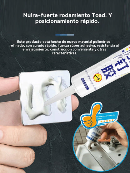 🧰📍【4 pieza 23 euros】Práctico adhesivo multiusos sin clavos: resistente al agua sin taladrar, se puede utilizar en metal, plástico, azulejos, cerámica, vidrio y madera.