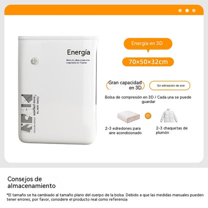 🧳 5 artículos por 27 euros 💨 Bolsa de almacenamiento al vacío grande y compresible: no requiere bomba, es a prueba de fugas e ideal para ahorrar espacio en maletas y en casa ✈️