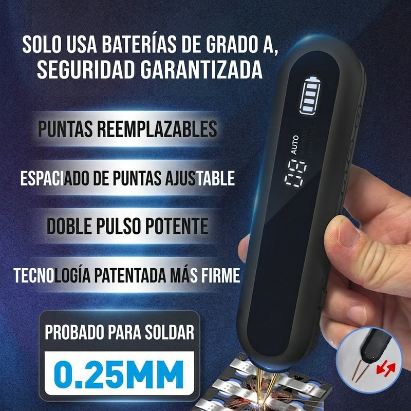 👍👍Esta soldadora por puntos portátil de mano cuenta con un ajuste preciso de varios niveles y es adecuada para uso doméstico (incluso en acero inoxidable)