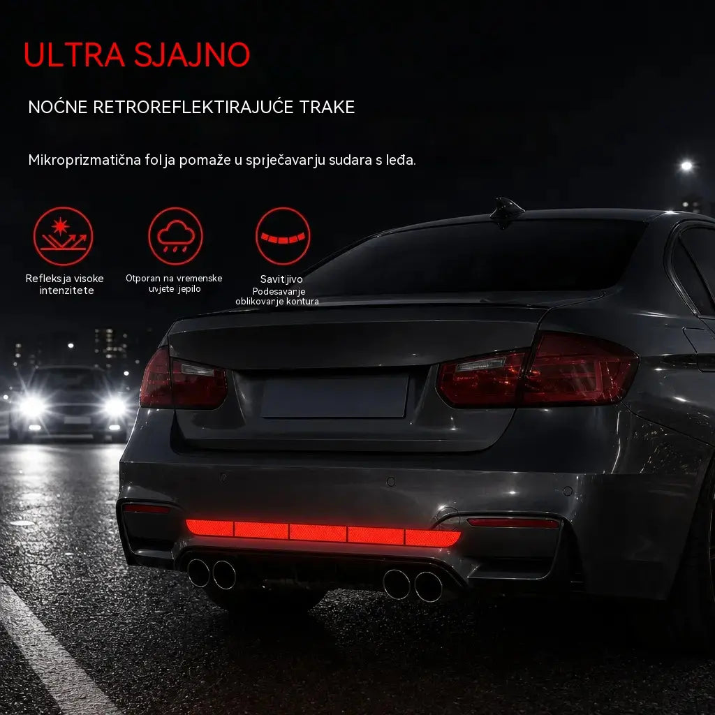 【10 artikala za 21 eura】✨🚗 Odmah privlače pažnju! Reflektirajuće zaštitne trake za branik visokog sjaja.