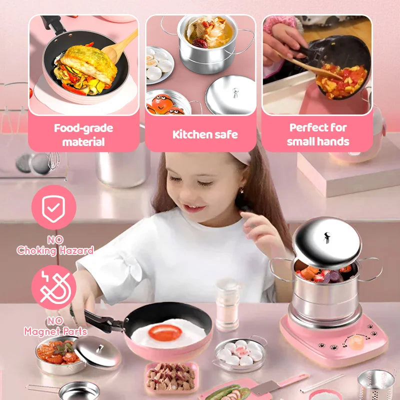 🎁【El mejor regalo para niños】🍳 Mini juguetes de cocina para niños