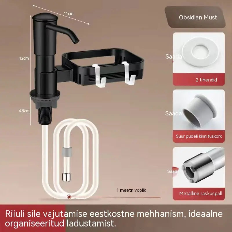 Valamu seebidosaatori pikendustoru komplekt