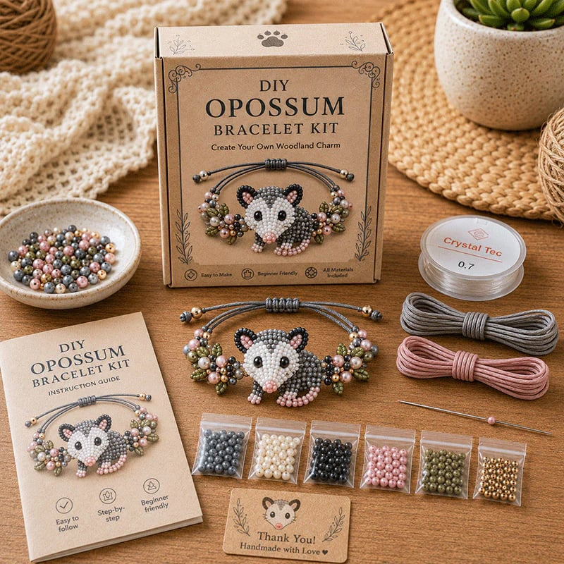 📿🐶 Un completo kit para hacer bisutería: paso a paso, cuentas de vidrio de alta calidad, ¡lleno de diversión creativa!