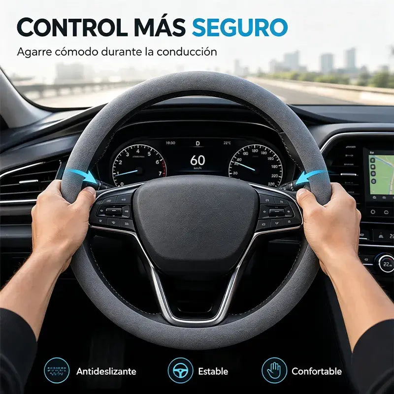 Funda protectora para el volante del coche
