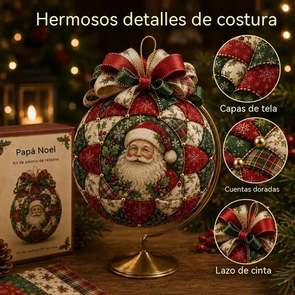 🎄🎄Adorno navideño de patchwork, kit de manualidades para hacer tú mismo