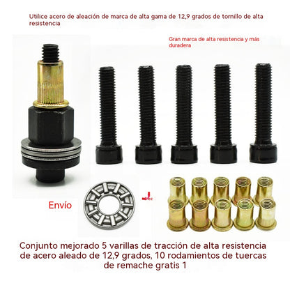 📢📢 ¡Oferta por tiempo limitado: 40 % de descuento!! ⏰ Juego de puntas para remachadora y tuercas