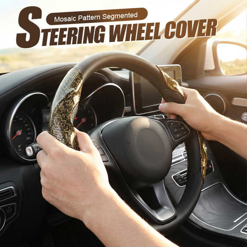 【31€】1 juego de 2 piezas-Funda para volante segmentada con diseño de mosaico