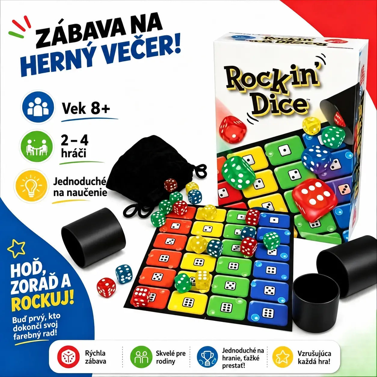 🎲👨‍👩‍👧‍👦Obľúbená kocková spoločenská hra: Ligreto