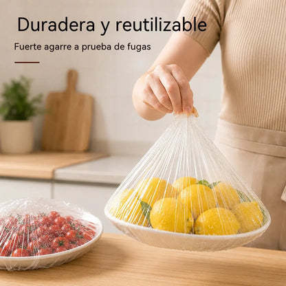 ⏳Oferta especial de último día: 200 tapas elásticas desechables para platos🔥