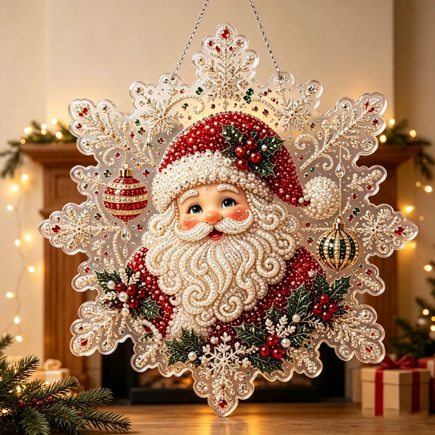 ⏰🎁Set božićnih ukrasa za slikanje dijamantima