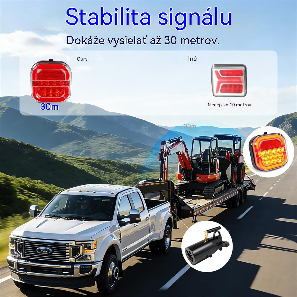 🚦【Univerzální 12V/24V】🚦 LED světlo na přívěs