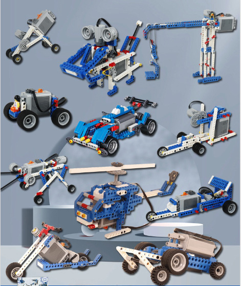 🤖🧩 【50% de descuento por tiempo limitado】Robot constructor eléctrico tipo LEGO para niños