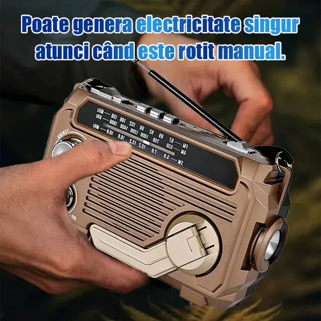 🏕️Prenosné multifunkčné AM rádiové svietidlo