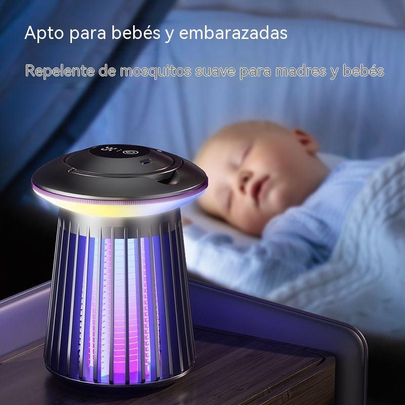 ⚡ El mejor matamoscas eléctrico: ¡Mantente libre de picaduras toda la noche! 🌙
