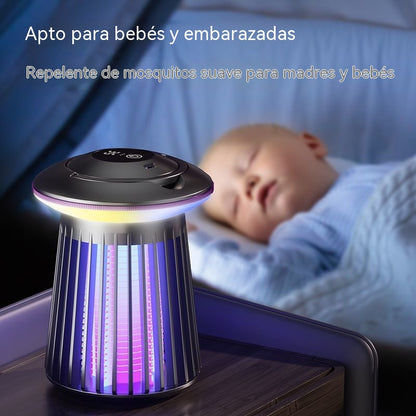 ⚡ El mejor matamoscas eléctrico: ¡Mantente libre de picaduras toda la noche! 🌙