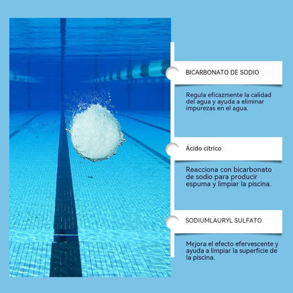 🔥【Compre 1 y obtenga 1 gratis】🏊‍♀️💧Tabletas de limpieza para piscinas para un agua clara y cristalina.