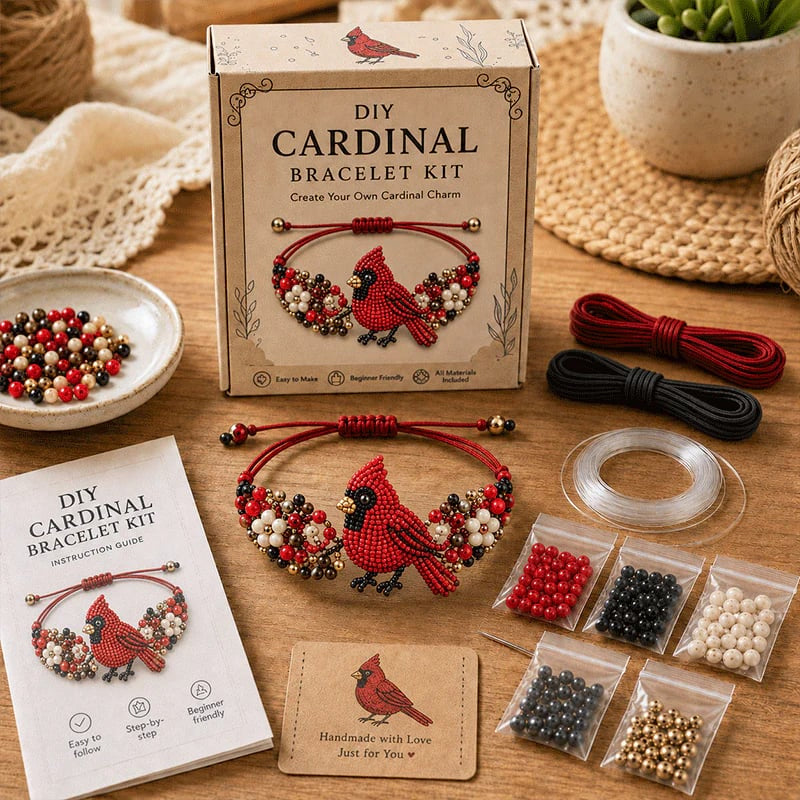 📿🐶 Un completo kit para hacer bisutería: paso a paso, cuentas de vidrio de alta calidad, ¡lleno de diversión creativa!
