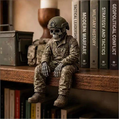 💀🚒Figura de calavera de bombero