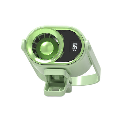 🌀 Hands-free ventilátor s LED displejom, integrovaným klipom a 199 nastaviteľnými úrovňami