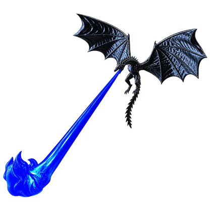 🐉🔥 3D LED lučka zmaja, ki bruha ogenj | Fantazijska svetleča dekoracija knjižne police