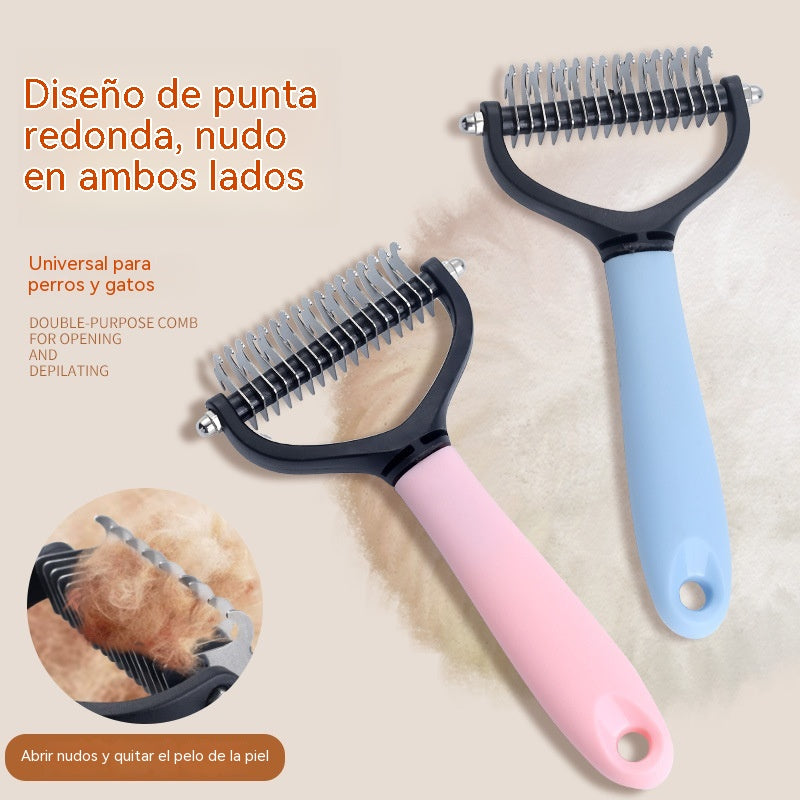Compra 1 y llévate 1 gratis:🐶 Peine de 2 piezas para perros - Peines desenredantes