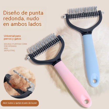 Compra 1 y llévate 1 gratis:🐶 Peine de 2 piezas para perros - Peines desenredantes