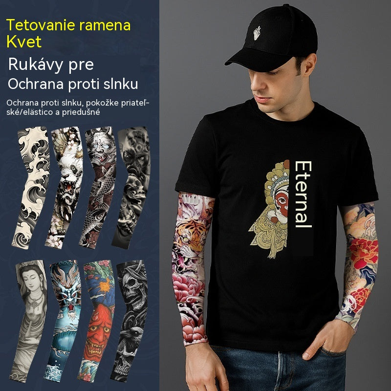 1 sada 10 kusov - Najpredávanejšie letné tetovacie rukávy. Realistické a bezšvové.