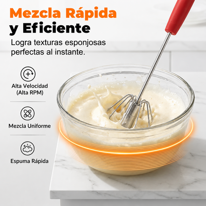 🥳Kupite 1, dobijte 1 gratis!🥳💞Prodano više od 50 000 jedinica!🥚💪 50% popusta! Poluautomatska ručna mutilica za jaja: pritisnite i okrenite, nije potrebna struja. Muti jaja i vrhnje za nekoliko sekundi. Štiti vaše zapešća! ✨🧁