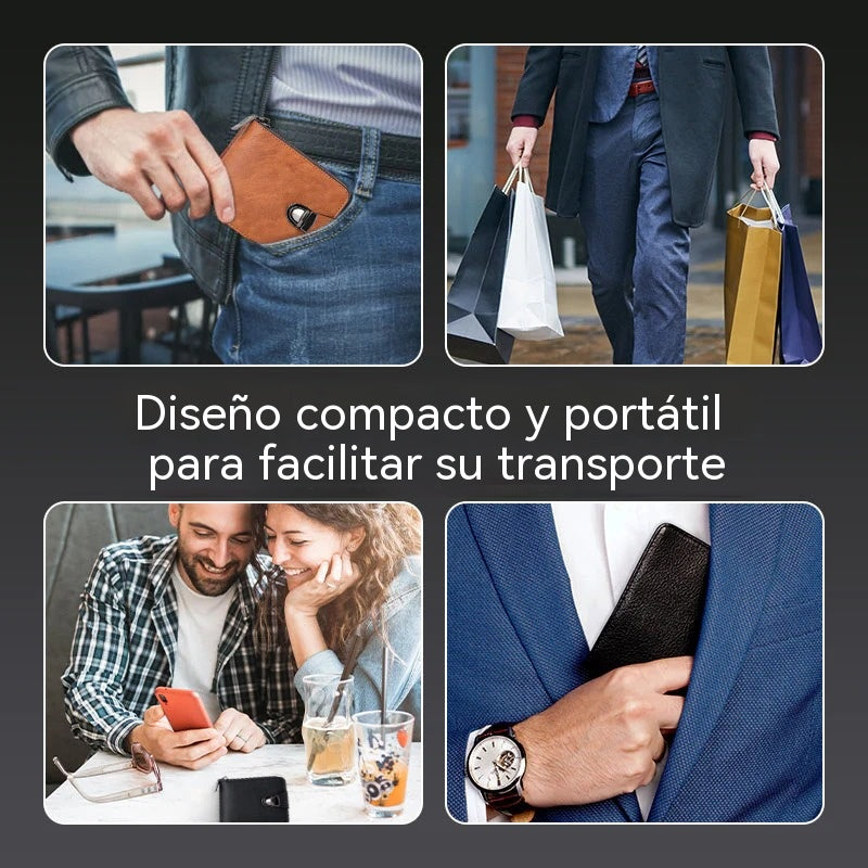 📢¡Disfruta ahora de un 60% de descuento! 🔥Minicartera retro con cremallera para hombre