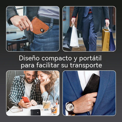 📢¡Disfruta ahora de un 60% de descuento! 🔥Minicartera retro con cremallera para hombre