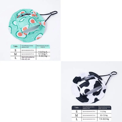 【Compra 1 y llévate 1 gratis】🐾 Gorro de pescador ajustable para mascotas (con orificios para las orejas): deja que tu mascota se sienta segura y cómoda al aire libre.