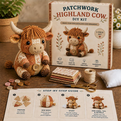 🧵Kit de animales de patchwork para hacer tú mismo: crea tus propios animales adorables