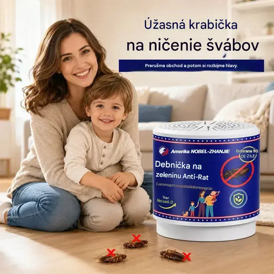 👍【2 ks】Magická krabička na šváby s botanickými extraktmi - ekologický repelent bez toxických látok pre domácnosť a reštaurácie, dlhotrvajúca účinnosť