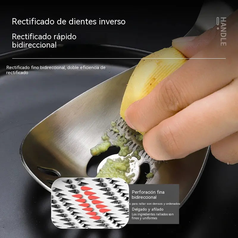 2 artículos por 28 €-Colador de acero inoxidable 5 en 1: para abrir botellas, rallar, separar claras de huevo, etc.