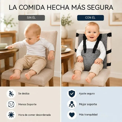👶¡Disfruta ahora de un 50% de descuento! Cinturón de seguridad portátil para trona de bebé