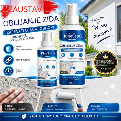🏆100 ml + 50 ml (2 bočice)💥Tekuće sredstvo za popravak i učvršćivanje zidova — objedinjuje funkcije popunjavanja, brtvljenja i jačanja u jednom proizvodu.
