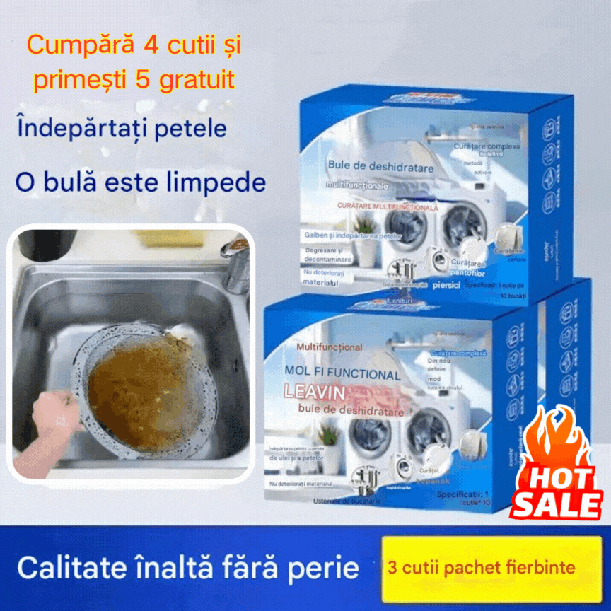 【30% OFF】🔥🔥【Compra 2 cajas y llévate 2 cajas gratis】🔥4 cajas por 23 euros✨【Limpieza rápida】🔥Pastillas de limpieza efervescentes multifuncionales para el hogar