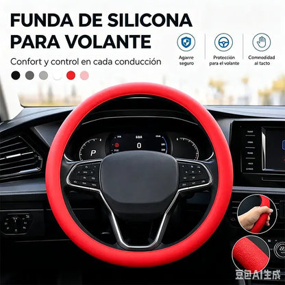 Funda protectora para el volante del coche
