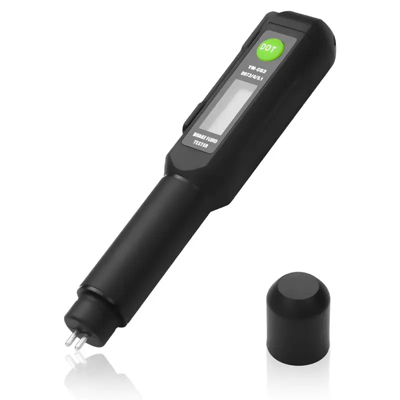 Probador digital de líquido de frenos YM-C03: estilo bolígrafo portátil para DOT 3 / DOT 4 / DOT 5.1, sonda de alta precisión, pantalla HTN y alarma sonora para contenido de agua