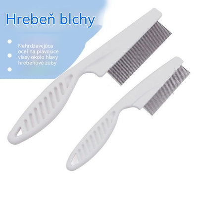 4 položky za 19 eur🐾Kefka na odstraňovanie bĺch a kliešťov z domácich zvierat s hrebeňom s jemnými zubami
