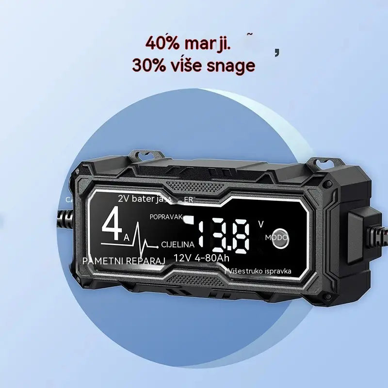 🔋 Pametni punjač 12 V za automobilske akumulatore – punite, provjerite i održavajte svoj akumulator! ⚡