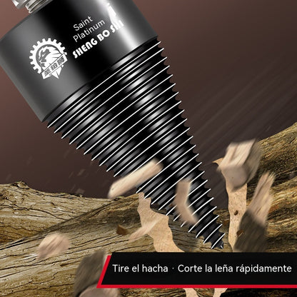 🔩🌲Broca partidora de leña | Divide madera rápida y fácilmente